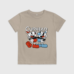 Детская футболка хлопок Cuphead and Mugman 