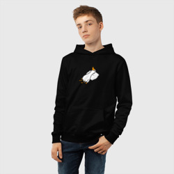 Детская толстовка хлопок Гусь на подушке - фото 2