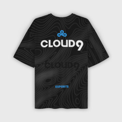 Мужская футболка oversize 3D Cloud9 - team 2024