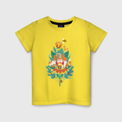 Три веселых гнома – Детская футболка хлопок с принтом купить со скидкой в -20%