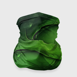 Бандана-труба 3D Зеленая яркая абстрактная текстура