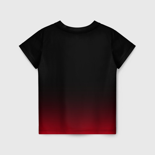 Детская футболка 3D Dark side тёмная сторона градиент красно-чёрный, цвет 3D печать - фото 2