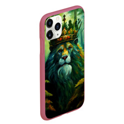 Чехол для iPhone 11 Pro Max матовый Король леса - фото 2