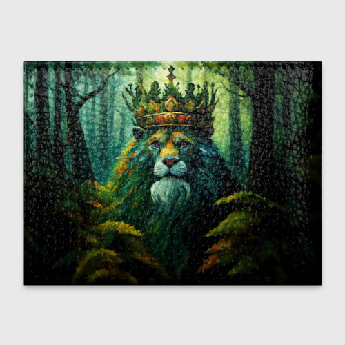 Обложка для студенческого билета Король леса, цвет бирюзовый - фото 2
