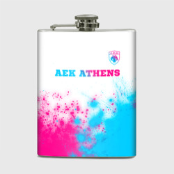 Фляга AEK Athens neon gradient style посередине