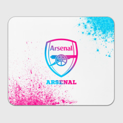 Прямоугольный коврик для мышки Arsenal neon gradient style