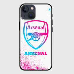 Чехол для iPhone 13 mini Arsenal neon gradient style