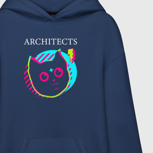 Худи SuperOversize хлопок Architects rock star cat - фото 3