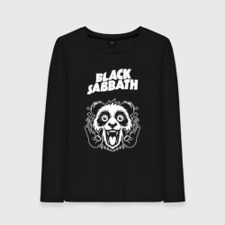 Женский лонгслив хлопок Black Sabbath rock panda