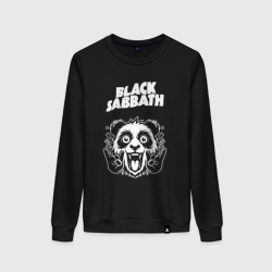 Женский свитшот хлопок Black Sabbath rock panda