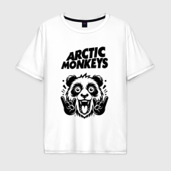 Мужская футболка хлопок Oversize Arctic Monkeys - rock panda