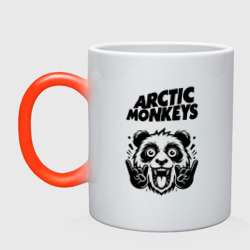 Кружка хамелеон Arctic Monkeys - rock panda