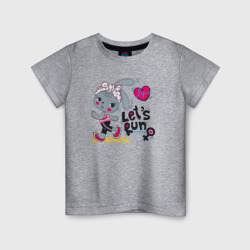 Let's run – Детская футболка хлопок с принтом купить со скидкой в -20%