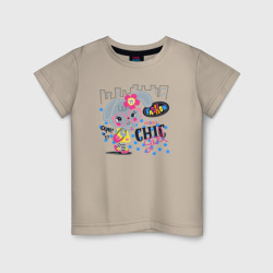 Fashion chic girls – Детская футболка хлопок с принтом купить со скидкой в -20%