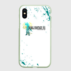 Чехол для iPhone XS Max матовый Final fantasy неон