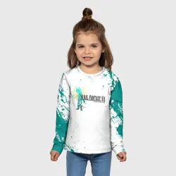 Детский лонгслив 3D Final fantasy неон - фото 2