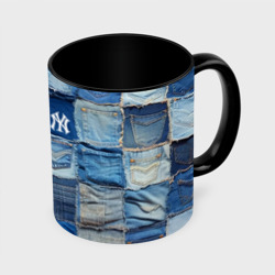 Patchwork - New York yankees baseball team – Кружка с полной запечаткой с принтом купить