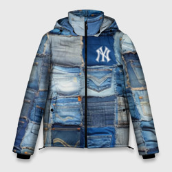 Patchwork - New York yankees baseball team – Мужская зимняя куртка 3D с принтом купить