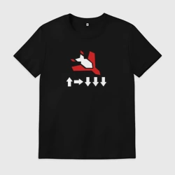 Мужская футболка хлопок Helldivers 2 - Stratagem 500 Kg Bomb