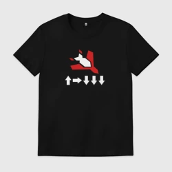 Мужская футболка хлопок Helldivers 2 - Stratagem 500 Kg Bomb