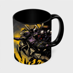Кружка с полной запечаткой Сотворение адского десантника - Helldivers 2 мем