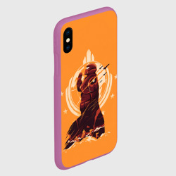 Чехол для iPhone XS Max матовый Адский десантник -  Helldivers 2 - фото 2