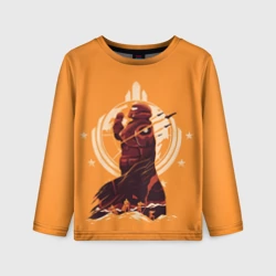 Детский лонгслив 3D Адский десантник -  Helldivers 2