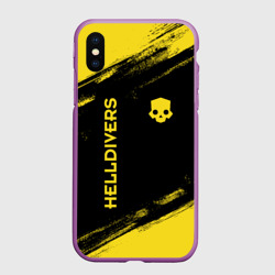 Чехол для iPhone XS Max матовый Logo Helldivers