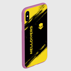 Чехол для iPhone XS Max матовый Logo Helldivers - фото 2