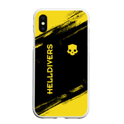 Чехол для iPhone XS Max матовый Logo Helldivers