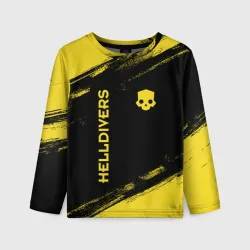Детский лонгслив 3D Logo Helldivers