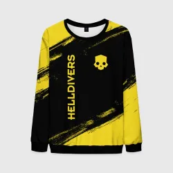 Мужской свитшот 3D Logo Helldivers
