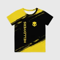 Детская футболка 3D Logo Helldivers