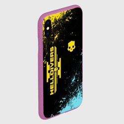 Чехол для iPhone XS Max матовый Logo skull Helldivers 2 - фото 2