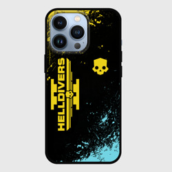 Чехол для iPhone 13 Pro Logo skull Helldivers 2