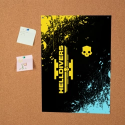 Постер Logo skull Helldivers 2 - фото 2