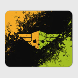 Прямоугольный коврик для мышки Helldivers skull logo