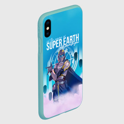 Чехол для iPhone XS Max матовый In the name of super earth - Helldivers 2 - фото 2