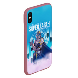 Чехол для iPhone XS Max матовый In the name of super earth - Helldivers 2 - фото 2