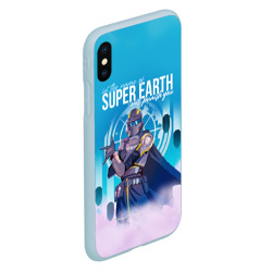 Чехол для iPhone XS Max матовый In the name of super earth - Helldivers 2 - фото 2