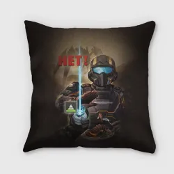 Подушка 3D Helldivers 2 мем - нет