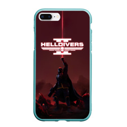 Чехол для iPhone 7Plus/8 Plus матовый Helldivers 2 Адский десантник