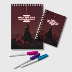 Блокнот Helldivers 2 Адский десантник