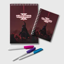 Блокнот Helldivers 2 Адский десантник