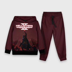 Детский костюм с толстовкой 3D Helldivers 2 Адский десантник