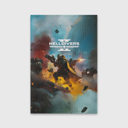 Обложка для паспорта матовая кожа Helldivers 2 art for the game