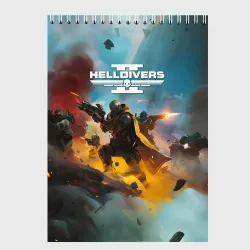 Скетчбук Helldivers 2 art for the game