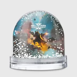 Игрушка Снежный шар Helldivers 2 art for the game