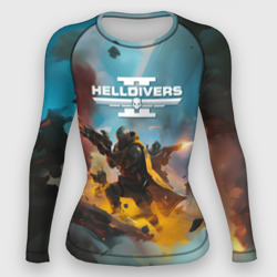 Женский рашгард 3D Helldivers 2 art for the game