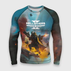 Мужской рашгард 3D Helldivers 2 art for the game